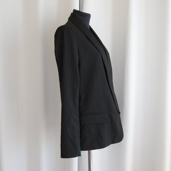 Frank and Oak The Transit Packable Black Blazer Sz S - Picture 4 of 9